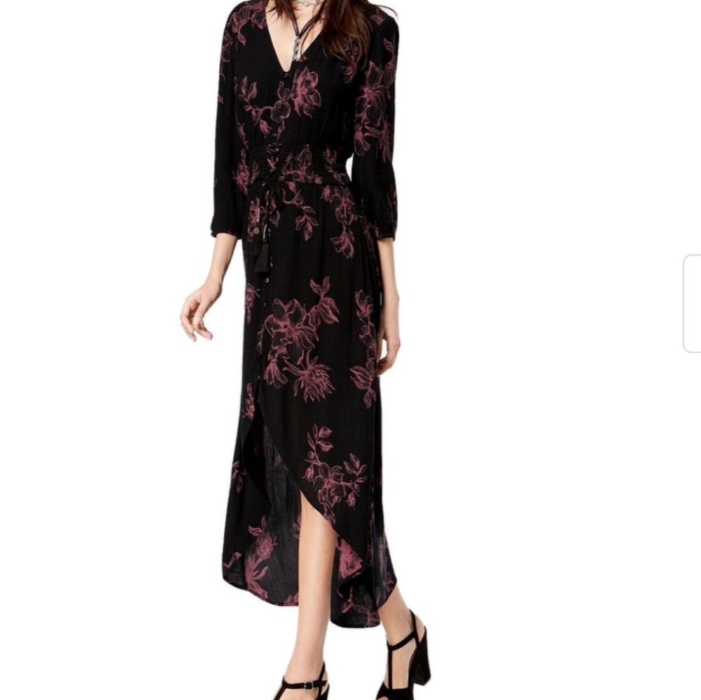 American Rag Floral Hi Low dress Size L